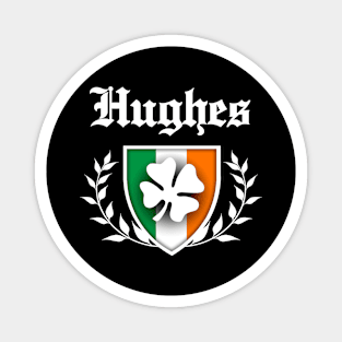 Hughes Shamrock Crest Magnet